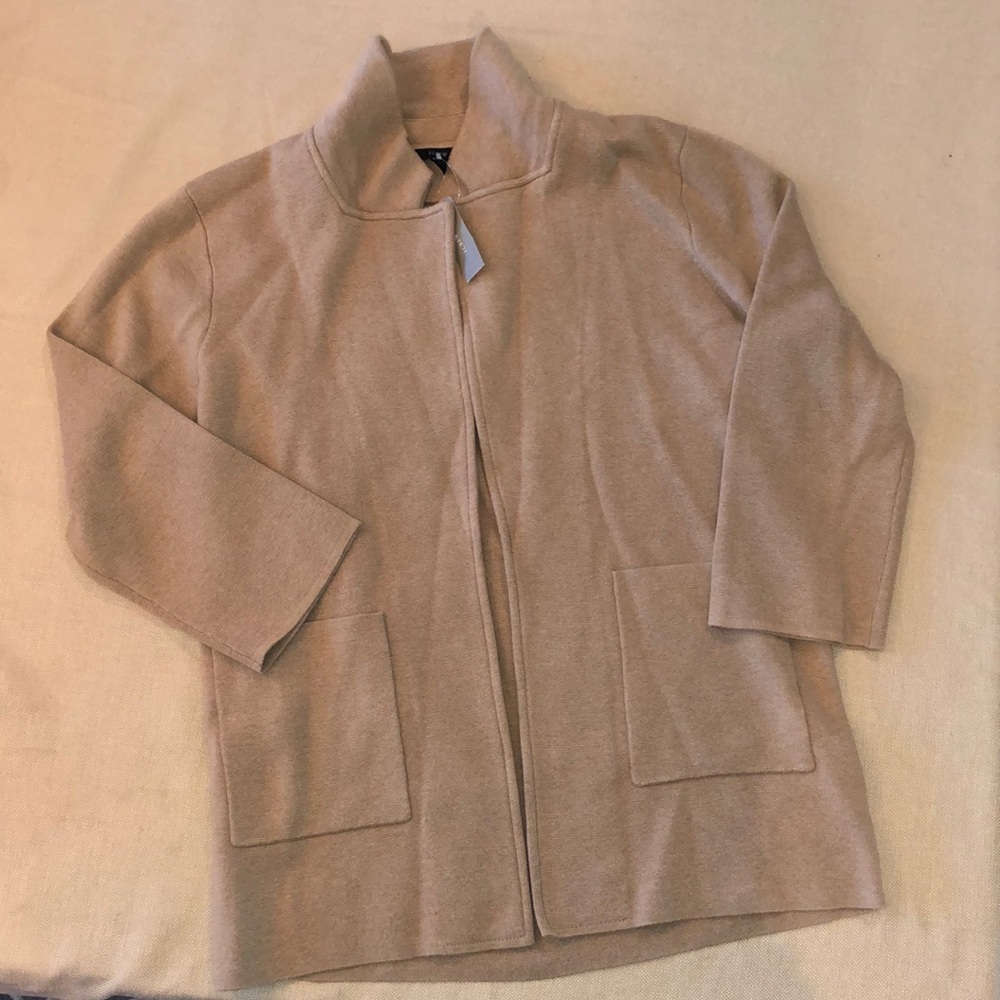 Jcrew women’s Sophie open front cardigan NWT  L